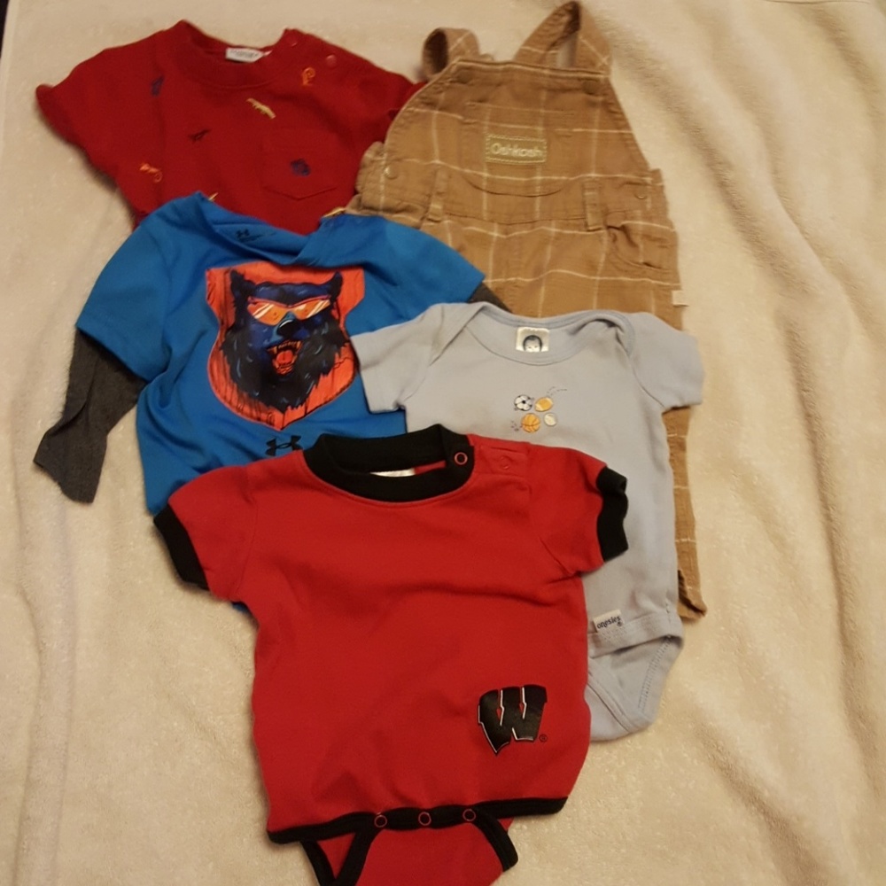 5 piece clothing lot, size 3-6 months